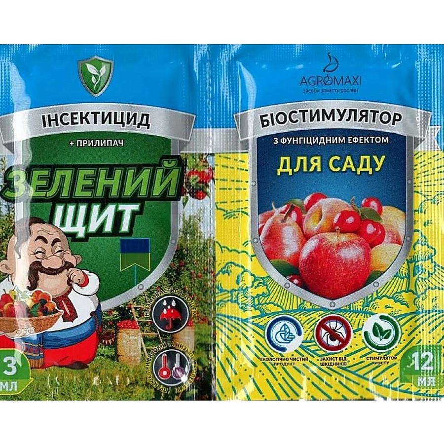 Инсектицид Агромаксі Зеленый щит для сада/биостимулятор 3 мл/12 мл (4820189691518) Инсектицид Агромаксі Зеленый щит для сада/биостимулятор 3 мл/12 мл (4820189691518)