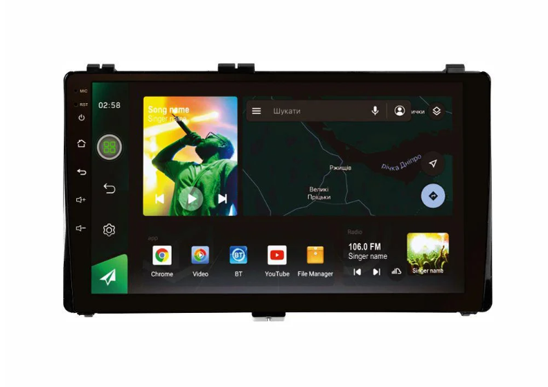 Автомагнитола штатная Sigma PRO 2K 98128 8/128 GB 4G DSP для Toyota Corolla 11 2017-2018 9" (AR-86624)