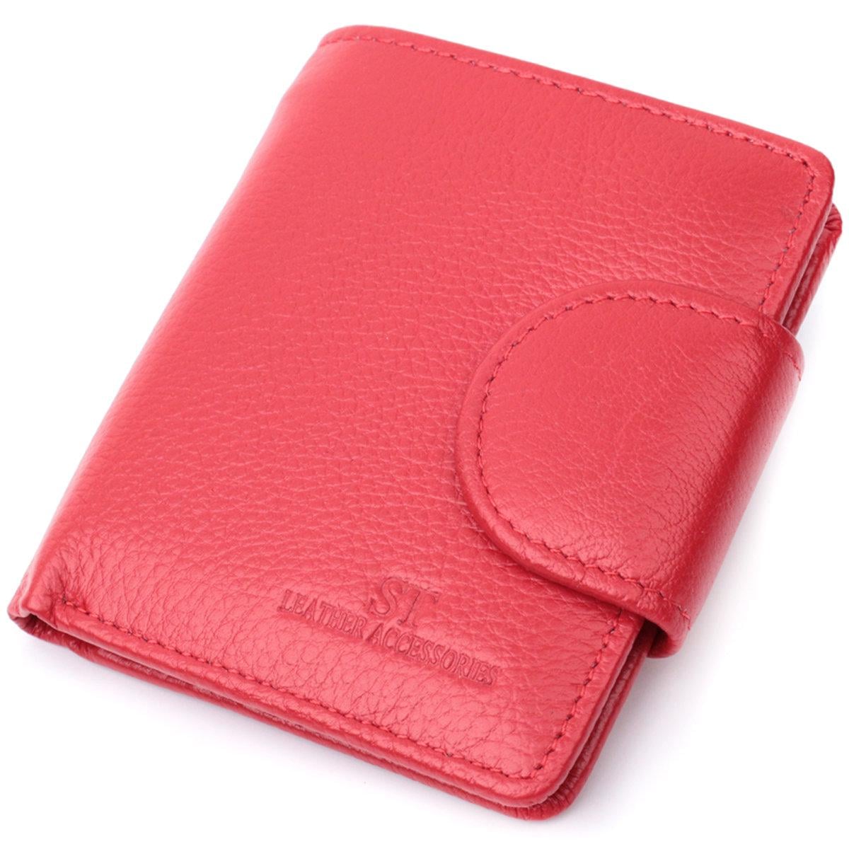 Кошелек женский ST Leather 22702 из натуральной кожи флотарий Красный (168-136-22702)