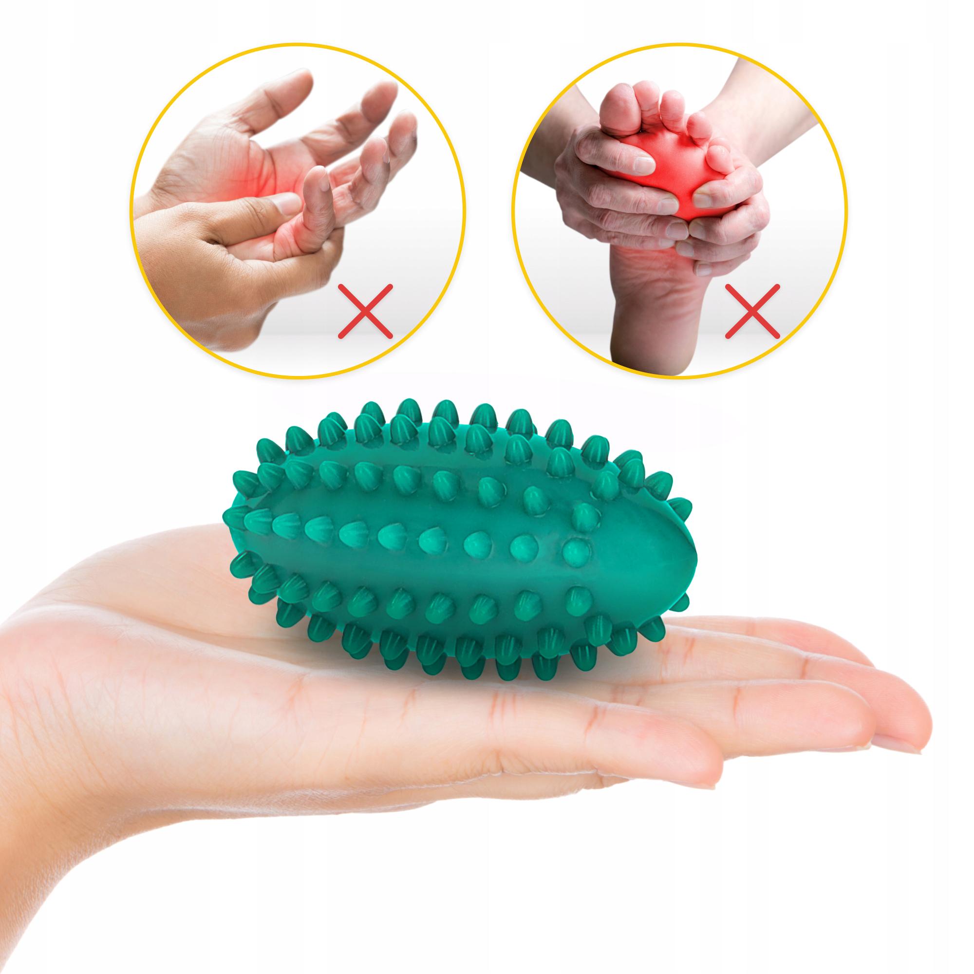 М'яч масажний огірок 4fizjo Spike Bean 11,5x5 см Green (P-5905973403320) - фото 4 М'яч масажний огірок 4fizjo Spike Bean 11,5x5 см Green (P-5905973403320) - фото 4