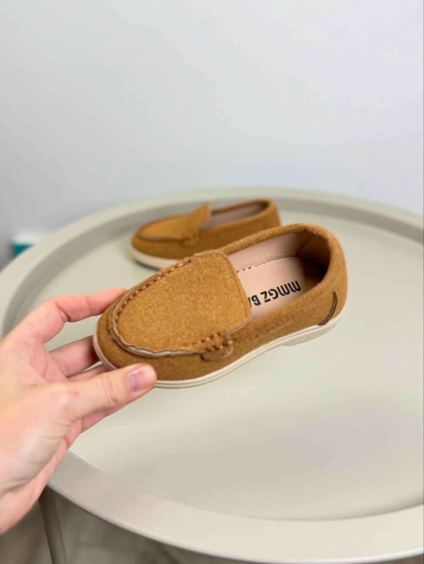 Туфлі-лофери дитячі 1581 унісекс р. 26 Бежевий (28783665) - фото 7