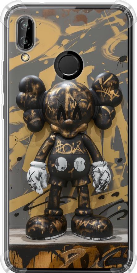 Чехол на Huawei P20 Lite Bronze kaws (6097sp-1410-42517)