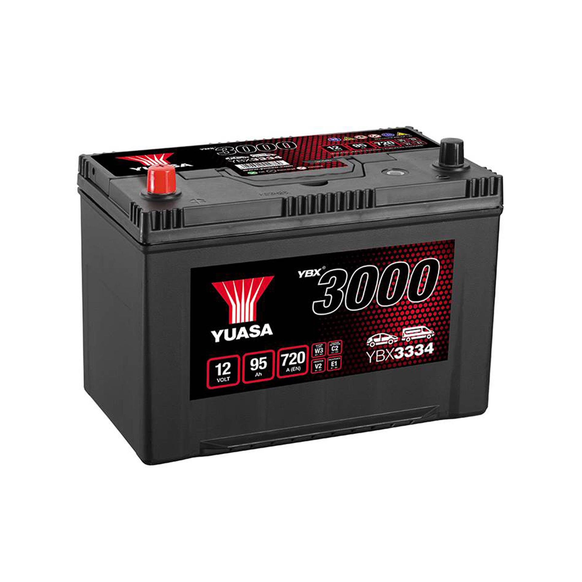 Аккумулятор Yuasa YBX3334 12 V 95 Ah 720 A