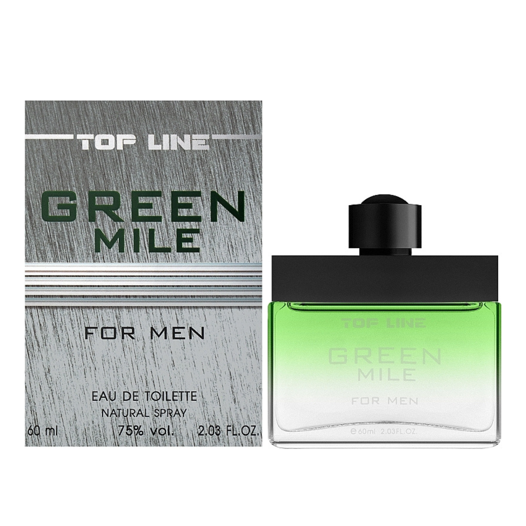 Туалетная вода для мужчин GREEN MILE 60 мл Туалетная вода для мужчин GREEN MILE 60 мл