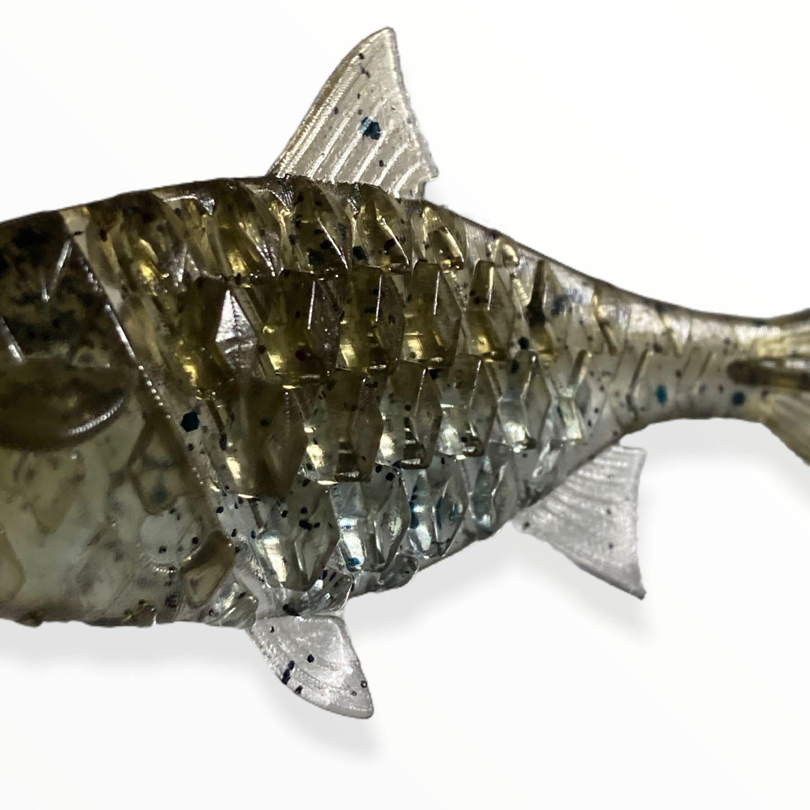 Приманки Big Baits Chebak 3D речная серия 4,0" 2 шт. # 106 Green Pumpkin (2406106) - фото 2 Приманки Big Baits Chebak 3D речная серия 4,0" 2 шт. # 106 Green Pumpkin (2406106) - фото 2