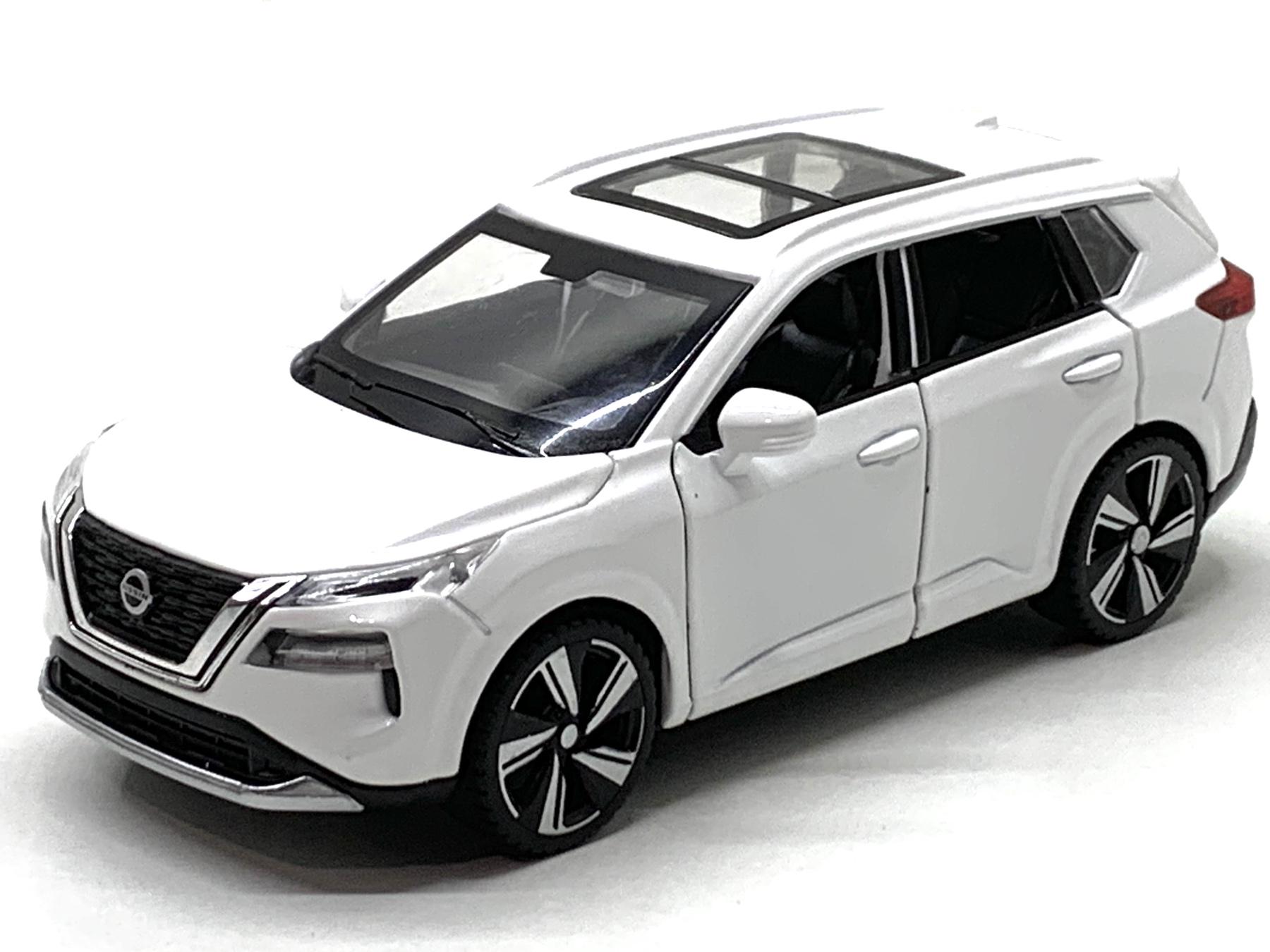 Машина TK Union Group Nissan X-trail металлопластик 1:32 звук/свет/инерция Белый (ТК-10415)