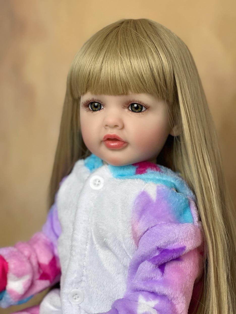 Кукла Reborn Иванка винил-силиконовая с соской/бутылочкой 55 см (1958097548) - фото 4 Кукла Reborn Иванка винил-силиконовая с соской/бутылочкой 55 см (1958097548) - фото 4
