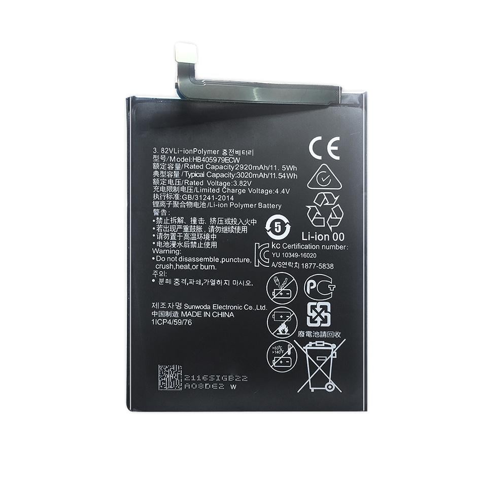 Аккумулятор Huawei Y6 2019 MRD-LX1F/MRD-LX1/MRD-LX3/MRD-LX1N HB405979ECW 3020 mAh