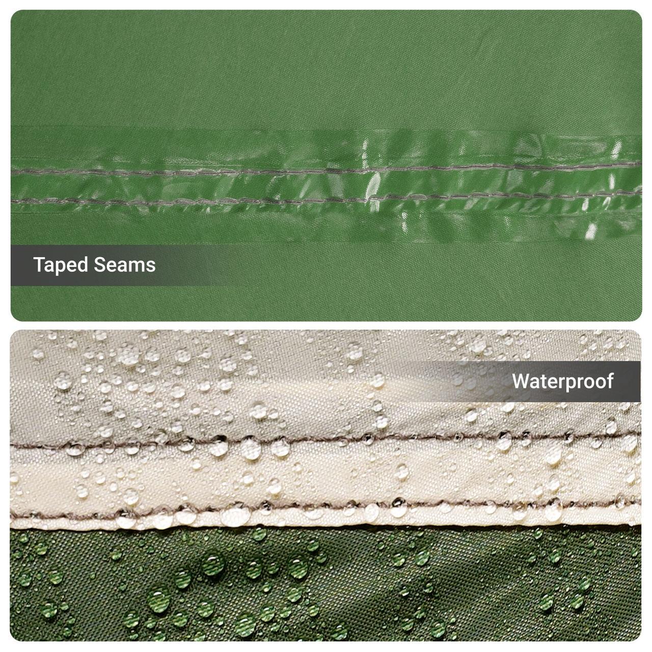 Палатка для кемпинга с окнами Videx 10-местная водонепроницаемая из полиэстера и стекловолокна Зеленый - фото 7 Палатка для кемпинга с окнами Videx 10-местная водонепроницаемая из полиэстера и стекловолокна Зеленый - фото 7