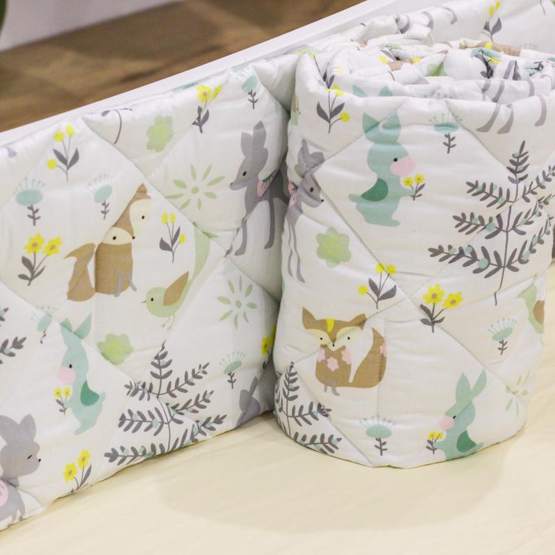 Бортики в детскую кроватку Animals