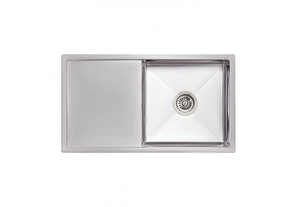 Кухонна мийка Lidz H7844 3.0/1.0 мм Brush (LIDZH7844LBRU3010)