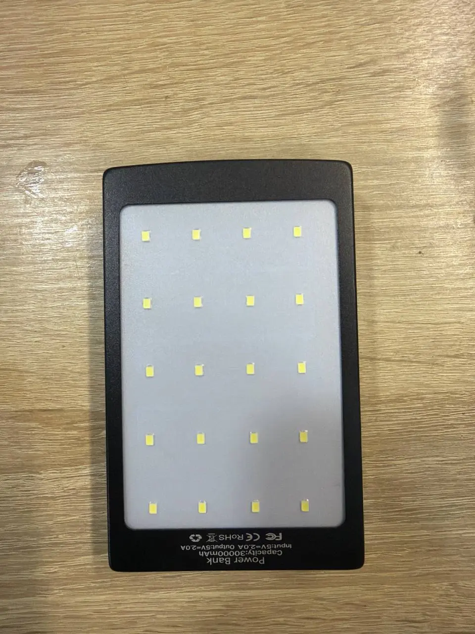 Повербанк Solar 30000 mAh 2xUSB з ліхтариком (HP-N51018)