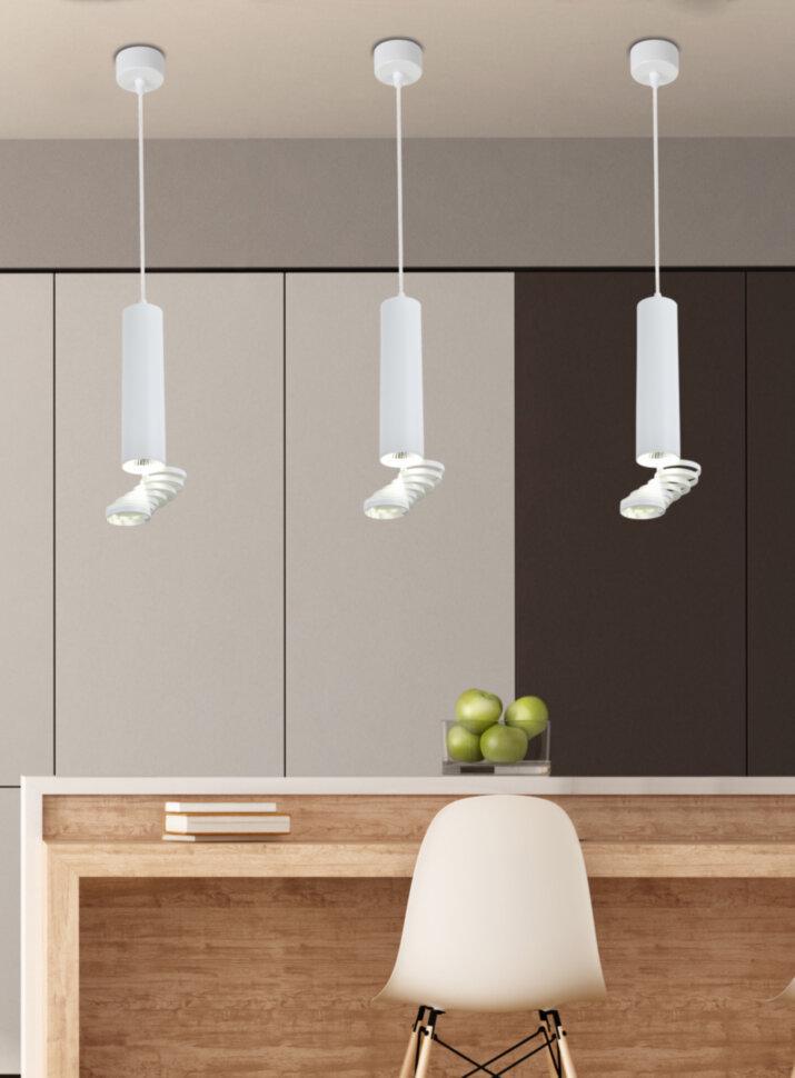 Люстра Candellux Tuba 6x100 см Білий (31-77707) - фото 2 Люстра Candellux Tuba 6x100 см Білий (31-77707) - фото 2