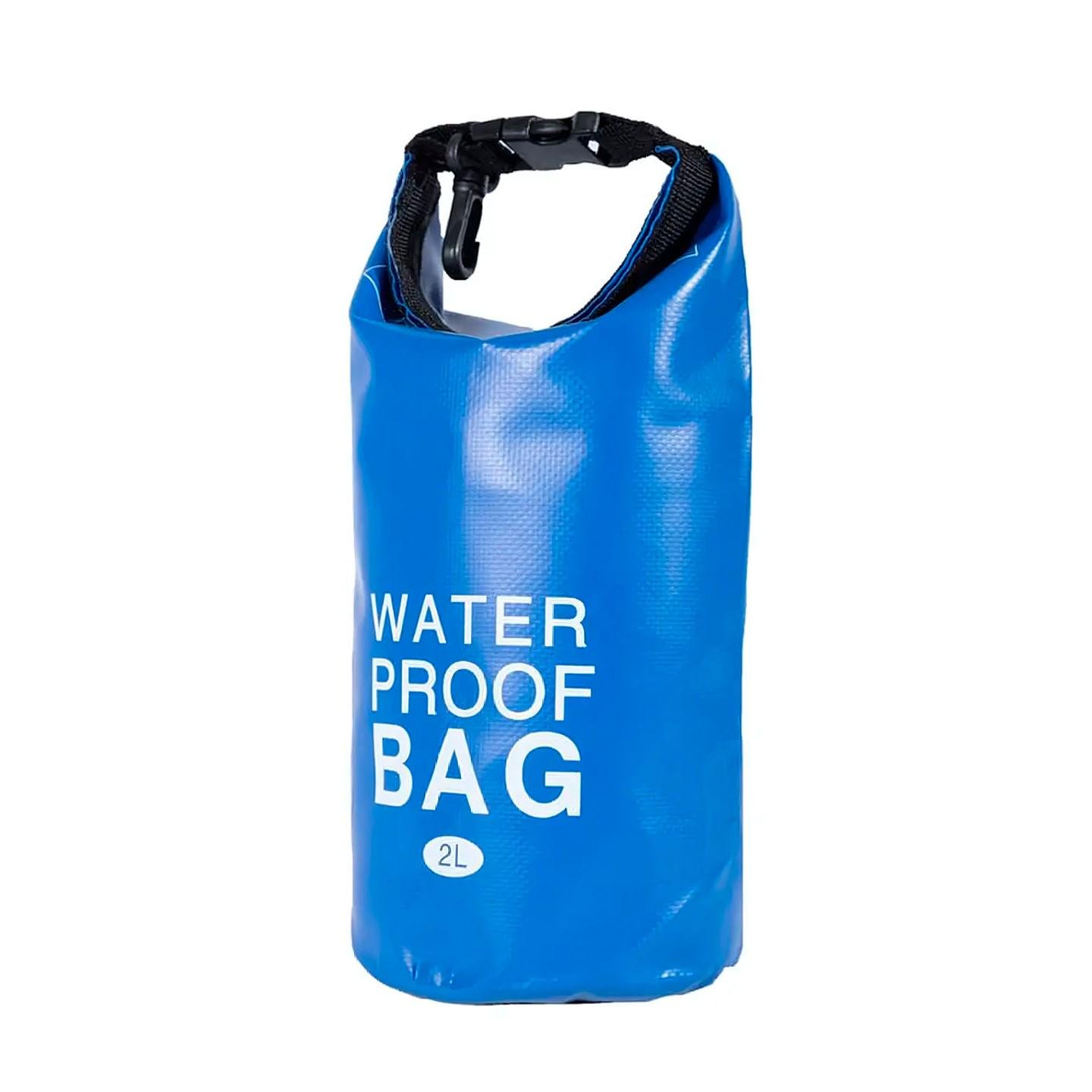 Гермомешок туристический водонепроницаемый 2 л Синий (12862)