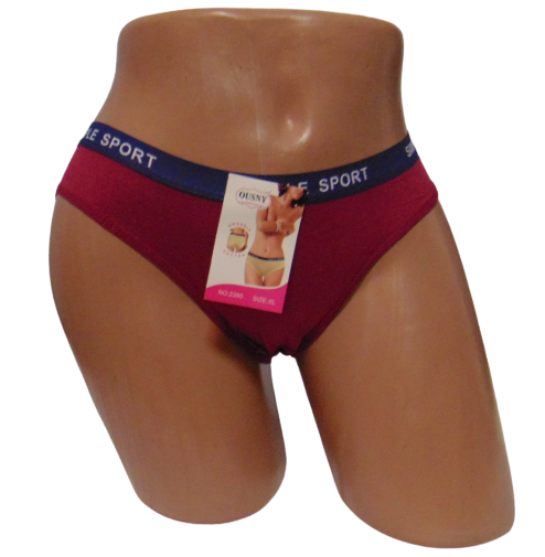 Женские трусы Ousny 2260 XL Бордовый (1766740368)