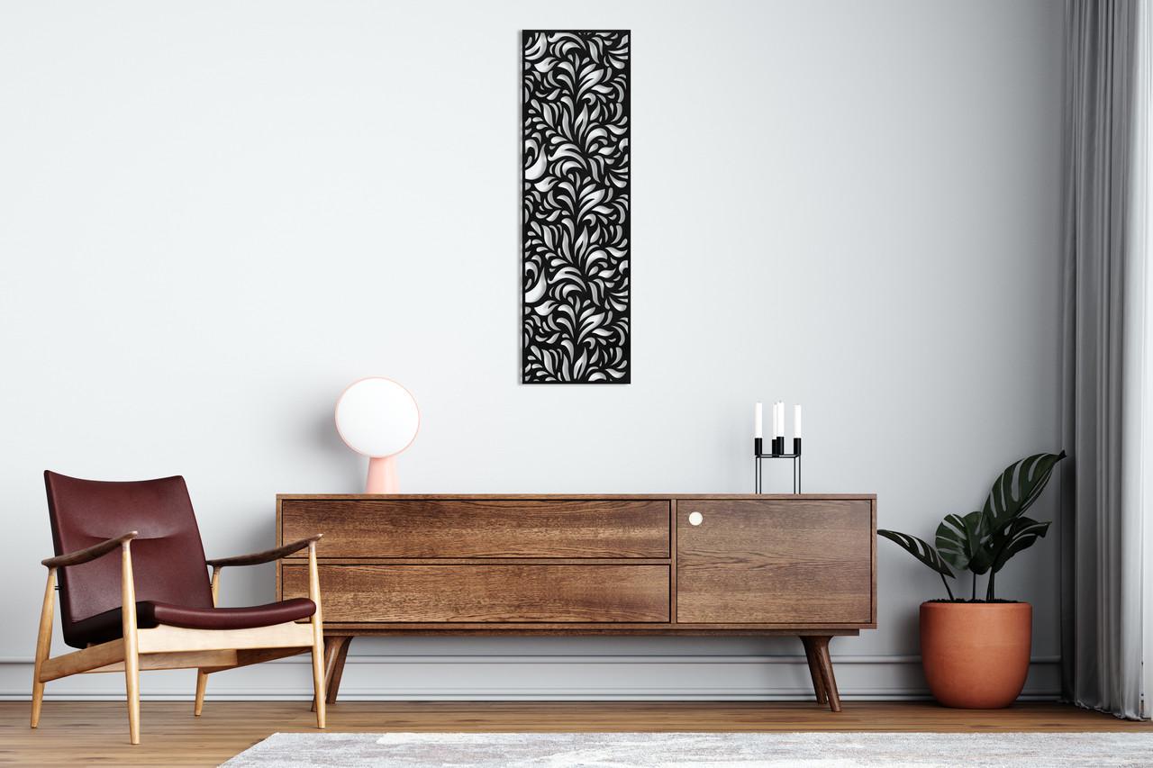 Декоративное панно на стену Upwood Decor Branches 05 90х27,6 см Black (1577657992)