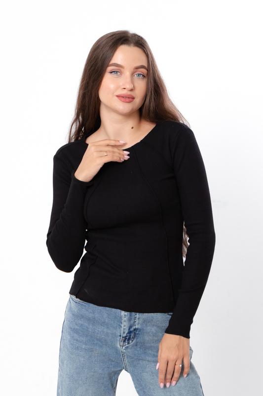 Лонгслів жіночий Носи Своє р. 54 Чорний (8387-019)