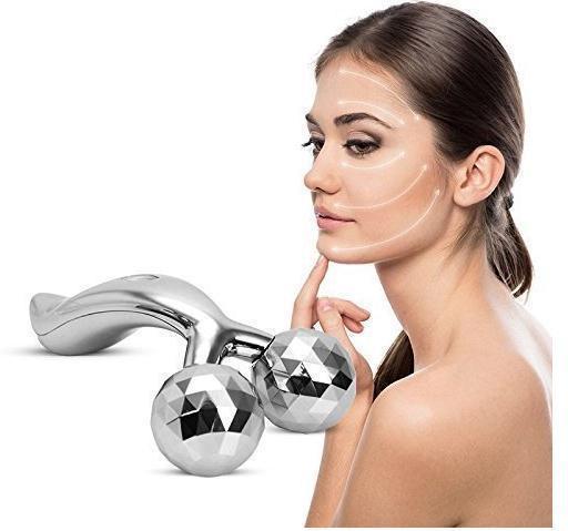 Массажер 3D Beauty Tool Massager NJ-281 для лифтинга кожи лица Серебристый (NJ-281) - фото 6