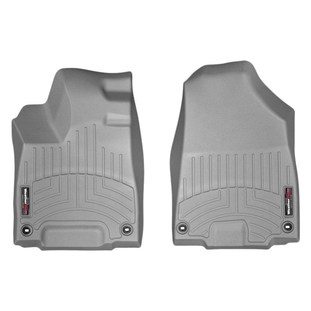 Коврики в салон WeatherTech для Acura MDX 2014- передние с бортиком Серый (465761)