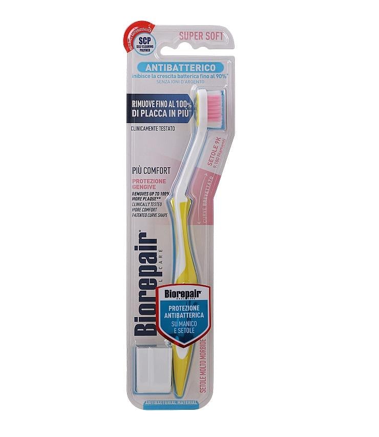 Зубна щітка для захисту ясен BioRepair Ultrasoft Досконала чистка Жовтий (8017331060131)