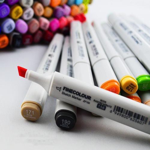Маркер спиртовой Finecolour Sketchmarker 063 №4 GG63 Серо-зеленый (EF100-63) - фото 4
