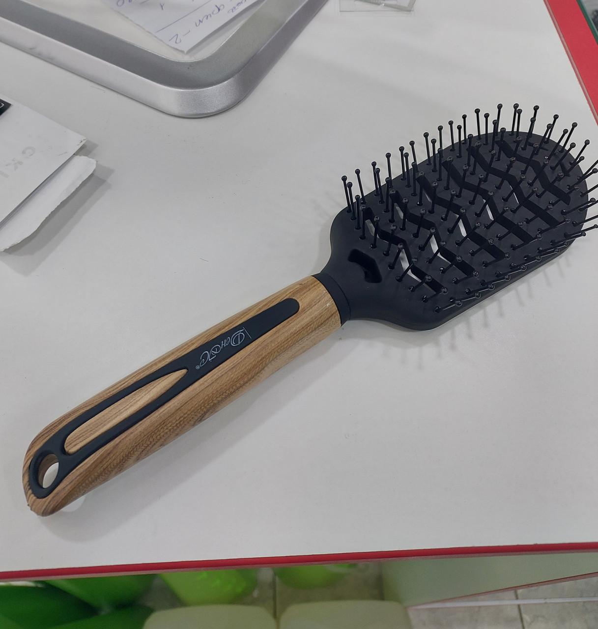 Расческа для укладки широкий ДенІС professional карбоновая ручка под дерево (1453070671) - фото 6 Расческа для укладки широкий ДенІС professional карбоновая ручка под дерево (1453070671) - фото 6