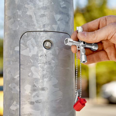 Ключ для шкафов и систем запирания Knipex (00 11 03) - фото 5