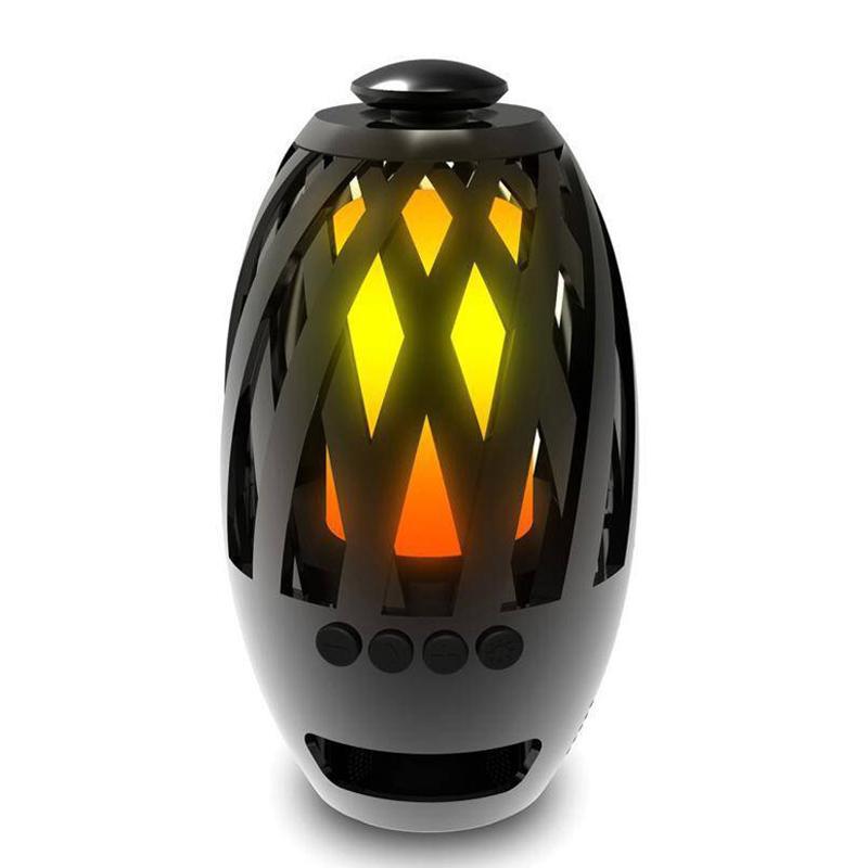 Беспроводная колонка Atmosphere BTS-596-2S c LED Bluetooth Black - фото 4
