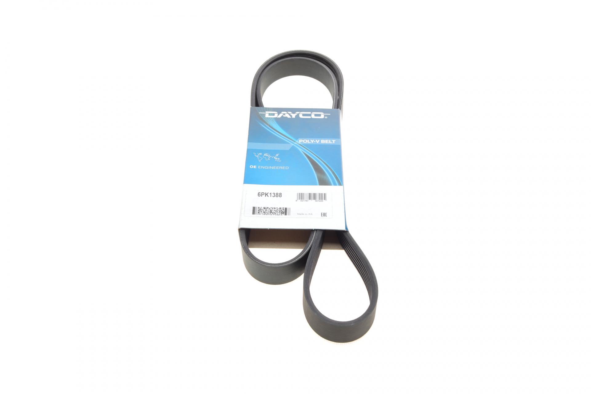 Ремень генератора DAYCO для Citroen Berlingo/Fiat Scudo/Peugeot Partner 1.9D 98- (6PK1388)