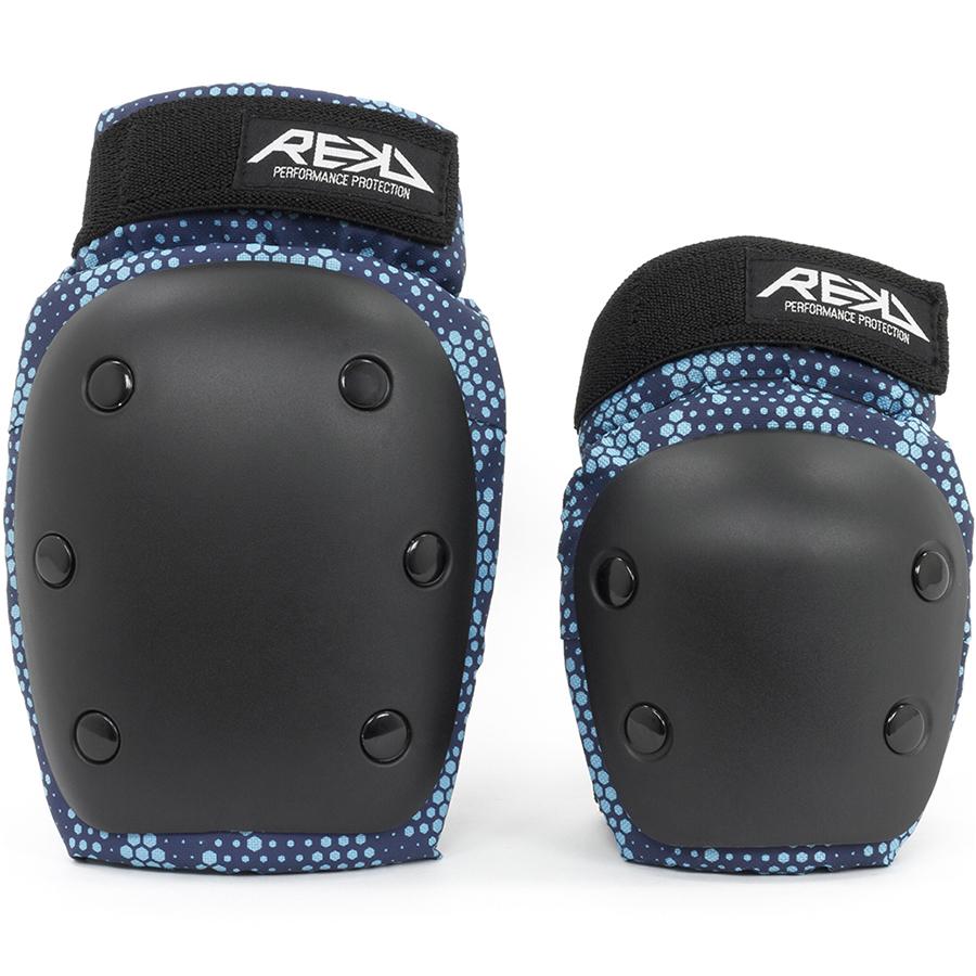 Защита набор REKD Heavy Duty Double Jr L Black/Blue - фото 2 Защита набор REKD Heavy Duty Double Jr L Black/Blue - фото 2