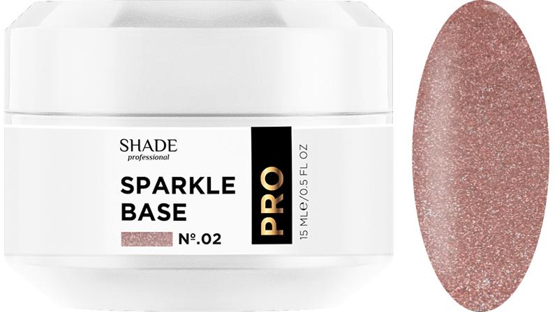 База каучуковая светоотражающая №2 Base Coat Sparkle Shade 15 мл (61974)