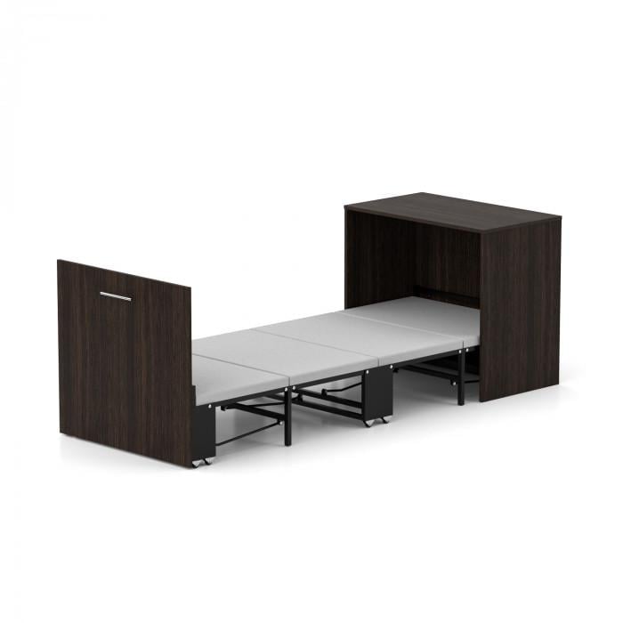 Кровать-трансформер комод Knap Knap Sirim 2в1 86х216х77,8 см Венге (24619766)