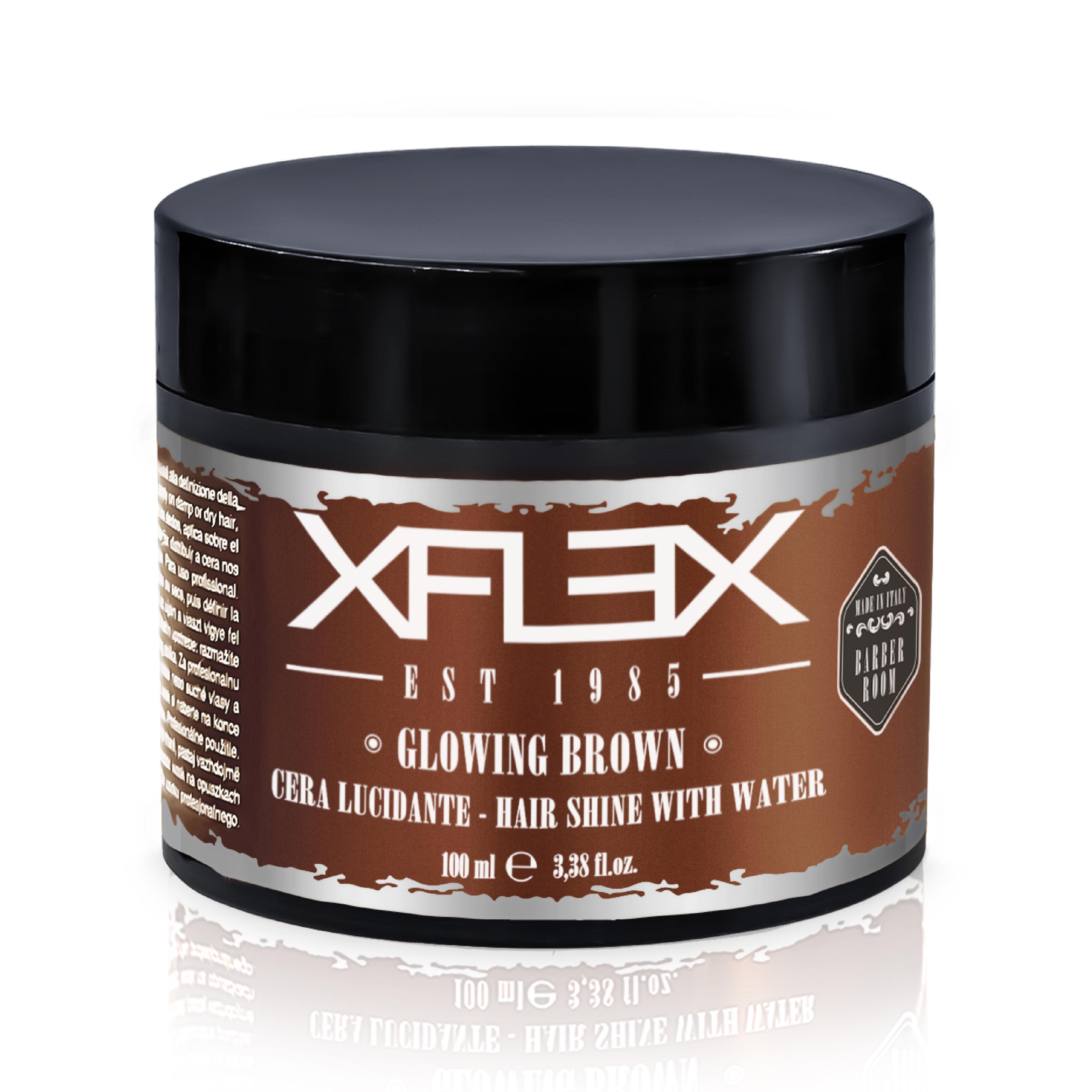 Помада для волос Xflex Glowing 100 мл Brown Wax