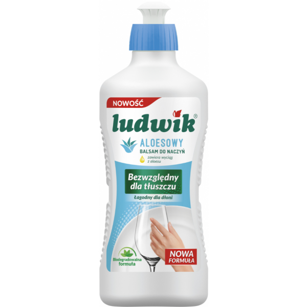 Засіб для миття посуду Ludwik з екстрактом алое 450 мл - фото 1