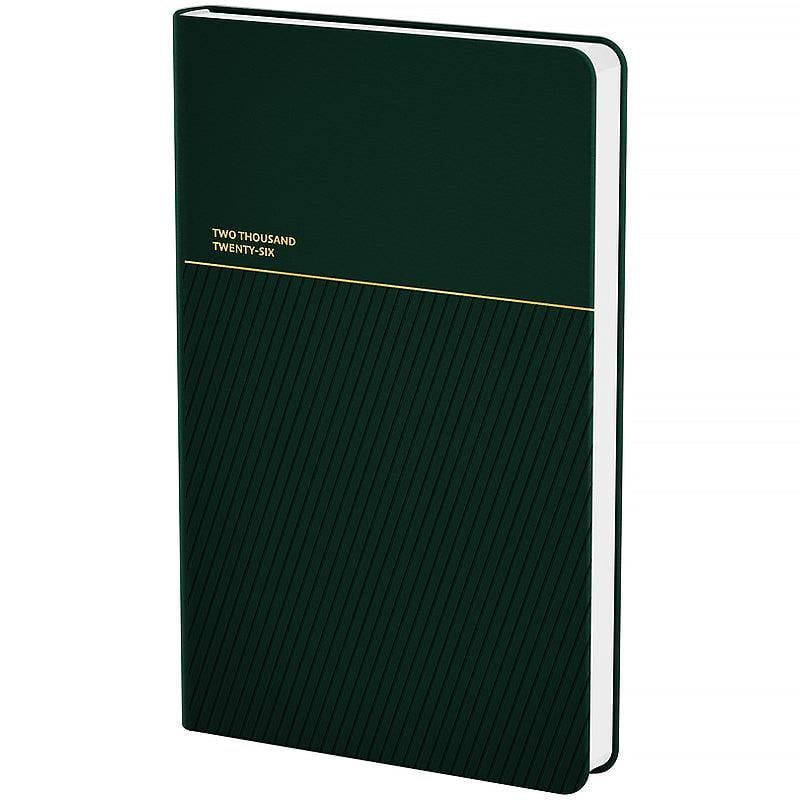 Щотижневик датований 2026 Axent Partner Traces 125х195 мм 192 стор. Темно-зелений (8526-26-2-A)