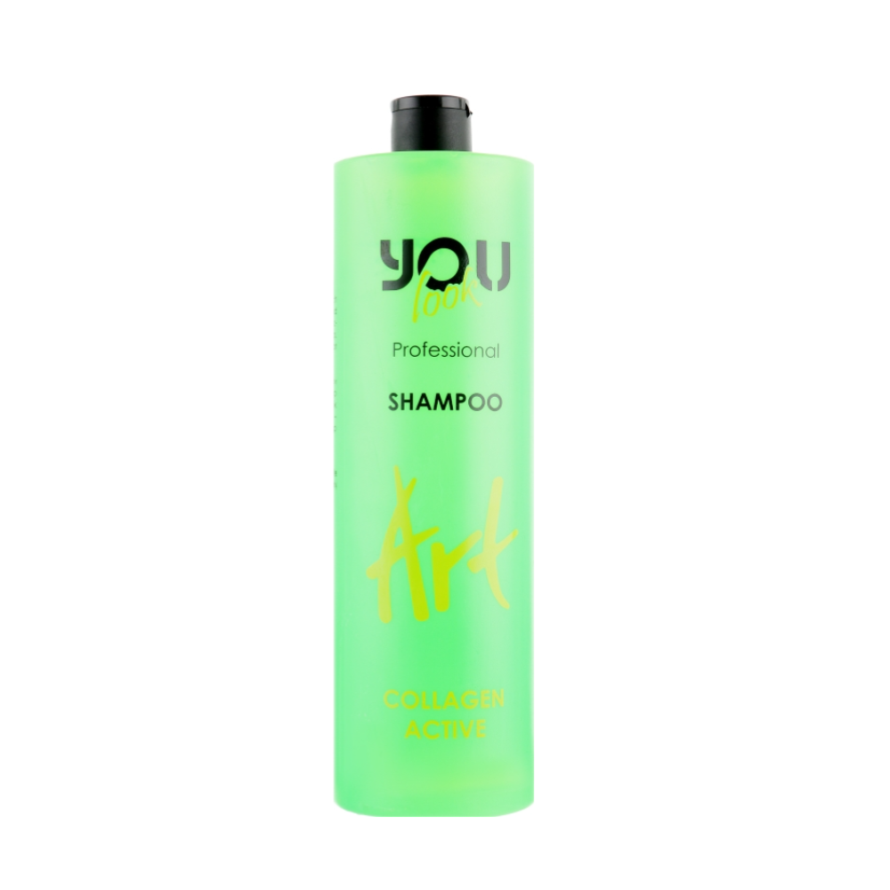 Шампунь для пошкодженого волосся з колагеном You Look Professional Art Collagen Active Shampoo 1000 мл