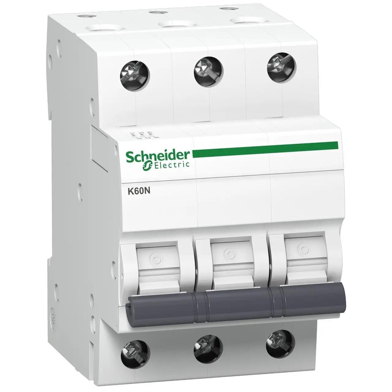 Автоматический выключатель Schneider Electric Acti9 K60N 3п 25A C 6 кА (A9K02325) Автоматический выключатель Schneider Electric Acti9 K60N 3п 25A C 6 кА (A9K02325)