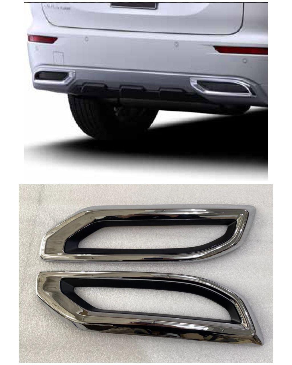 Накладки заднего бампера Mitsubishi Outlander 4 2022-2025 г. MZ555443EX 2 шт. (27455748) - фото 8