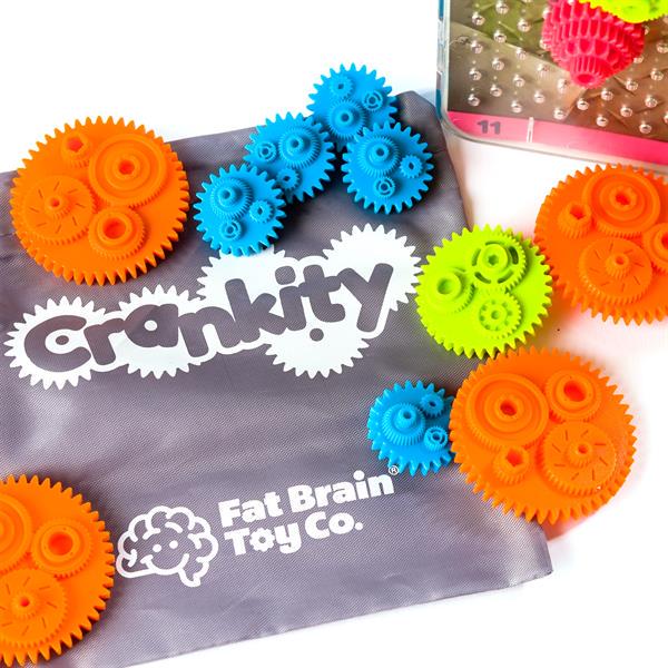 Головоломка шестерёнки Fat Brain Toys Crankity (F140ML) - фото 4 Головоломка шестерёнки Fat Brain Toys Crankity (F140ML) - фото 4
