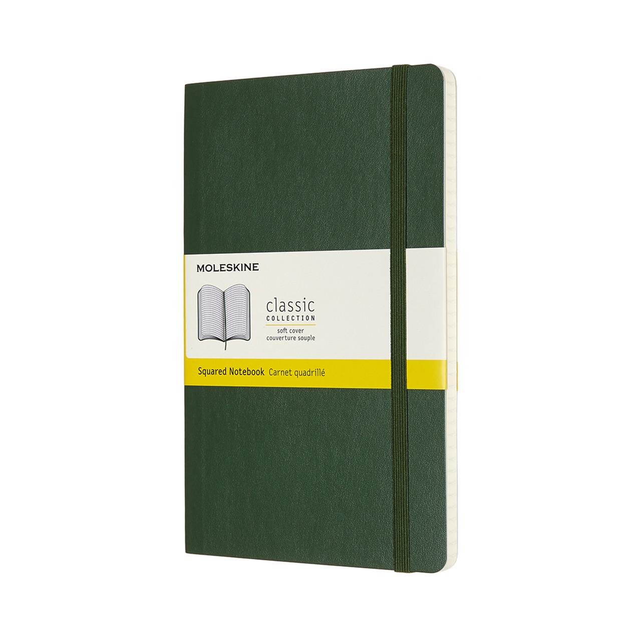 Блокнот Moleskine Classic средний 13х21 см 192 страницы в клетку миртовый мягкий Зеленый