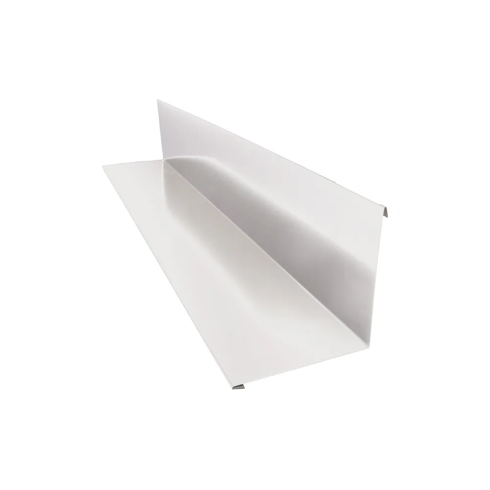 Угол внутренний для кровли SIMBUD нержавеющая сталь глянец 2000х100 мм 0,45 мм RAL9003 (56666341) - фото 2 Угол внутренний для кровли SIMBUD нержавеющая сталь глянец 2000х100 мм 0,45 мм RAL9003 (56666341) - фото 2