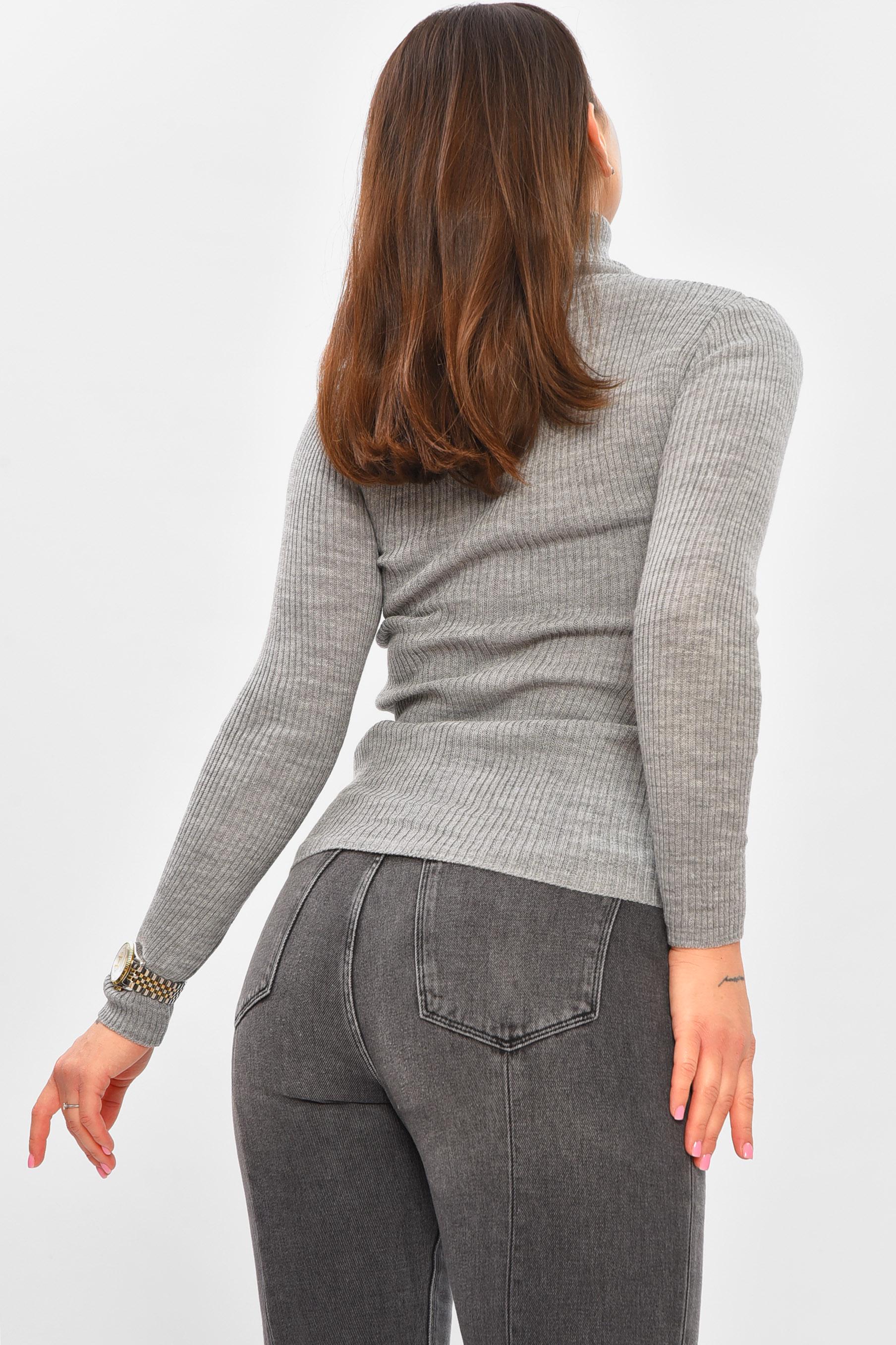 Гольф жіночий 206555 однотонний S-M Сірий (206555_!335197_42-44) - фото 3 Гольф жіночий 206555 однотонний S-M Сірий (206555_!335197_42-44) - фото 3