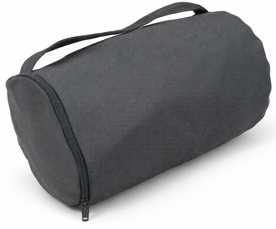 Косметичка Novitesse тканевая цилиндрическая 25х15 см Серый (2968811573)