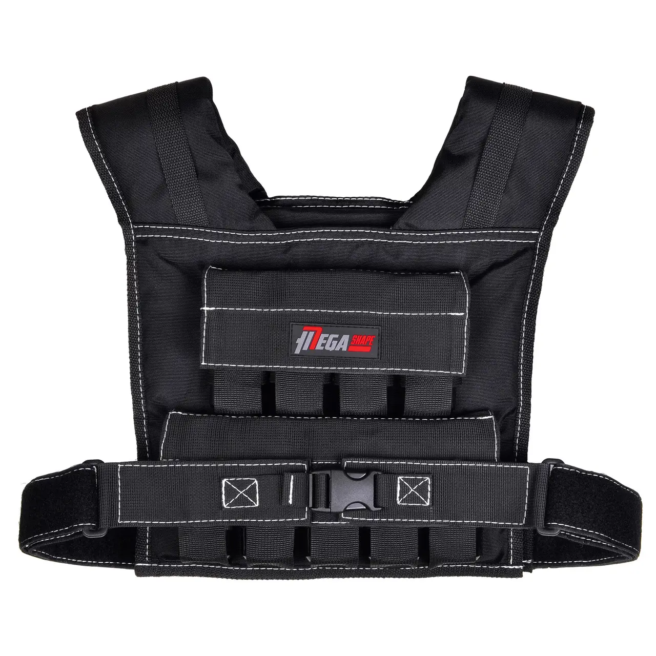 Жилет-утяжелитель спортивный MegaShape Classic 15 кг Черный (WV15-01)