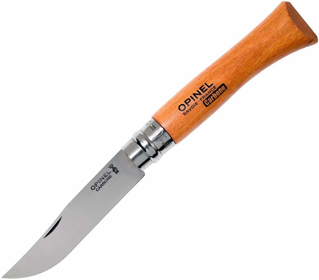 Нож складной Opinel №10 Viroblock из углеродистой стали XC90 58 HRC двусторонняя заточка лезвия светло 100 мм Коричневый (2359470628)
