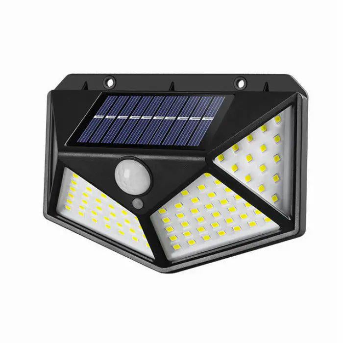 Ліхтар вуличний настінний Solar Interaction Wall Lamp BK-100 з датчиком руху та 3-ма режимами
