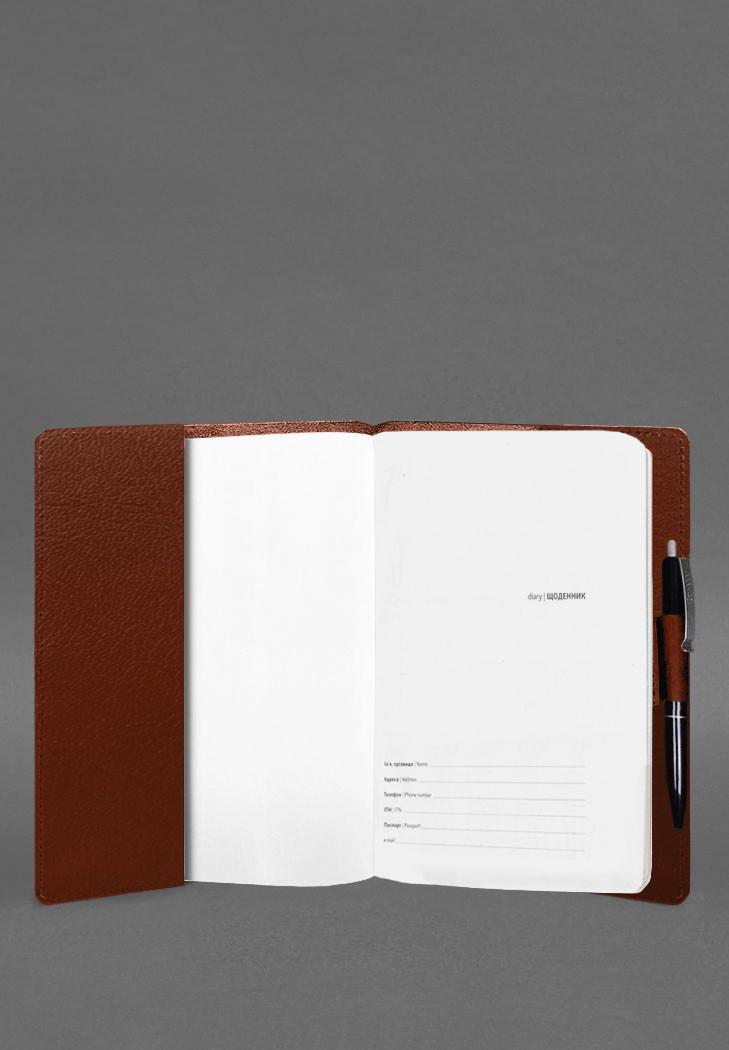 Блокнот шкіряний Софт-бук 9.3 Краст А5 Світло-коричневий (A-028013) - фото 2 Блокнот шкіряний Софт-бук 9.3 Краст А5 Світло-коричневий (A-028013) - фото 2