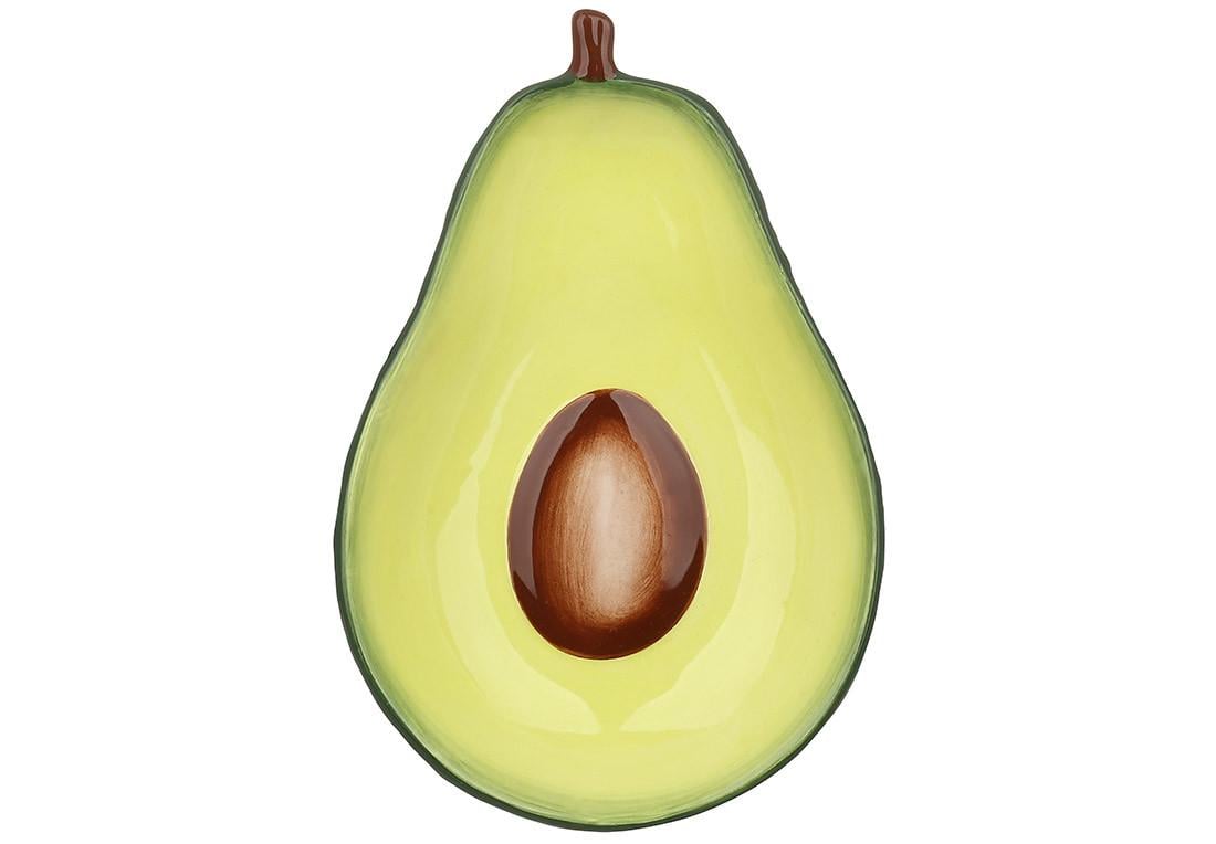 Тарелка керамическая BonaDi Avocado 18х12х2,8 см (928-158)