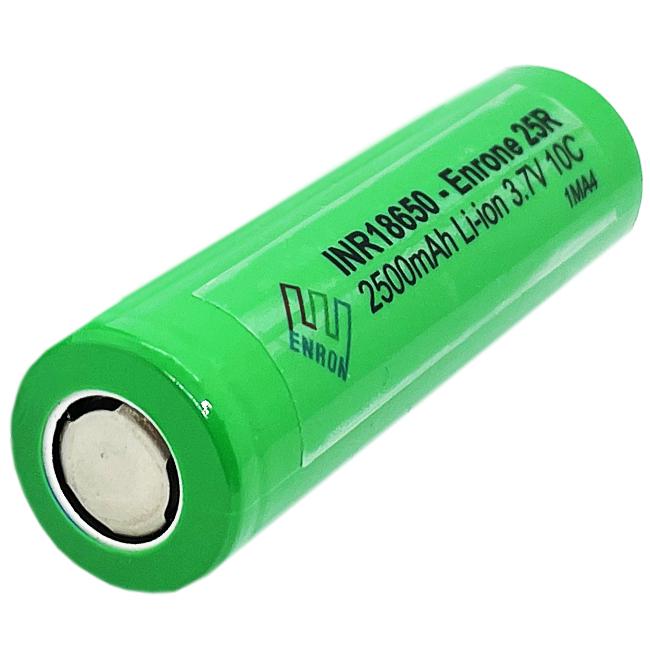 Акумулятор INR 18650 Enrone 25R високотоковий промисловий 10C 25A Li-Ion 2500 mAh (266226)