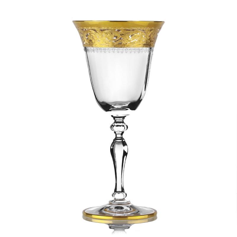Набір келихів для напоїв Версаль 255 мл 6 шт. Gold (NGC35SETGLASS) - фото 2 Набір келихів для напоїв Версаль 255 мл 6 шт. Gold (NGC35SETGLASS) - фото 2